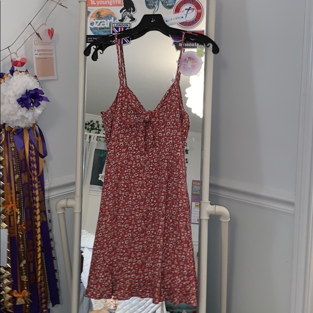 Cotton candy LA floral dress
